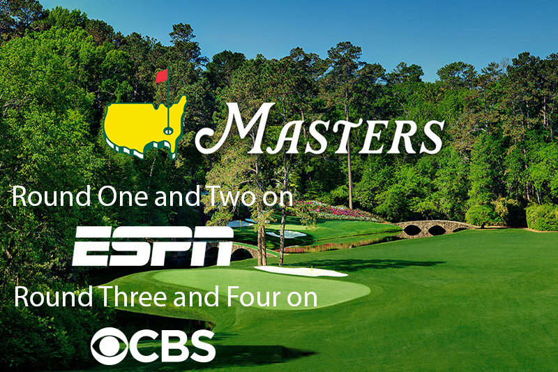 2020 Masters TV Schedule New England dot Golf