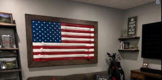 ‘For Golf & Country’ Launches Handcrafted American Flags Made From Golf Clubs and Balls